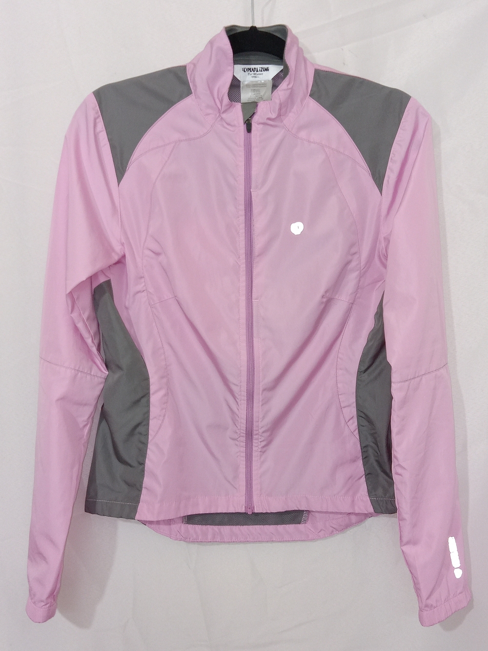 Pearl Izumi Cycling Jacket Womens Small Pink Zip Windshirt Bike Reflective